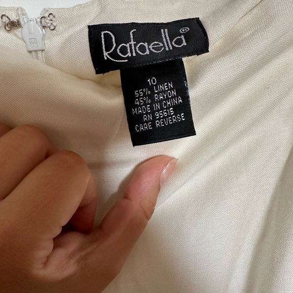 Vintage Rafaella Linen Blend Maxi Skirt 10 - Picture 3 of 3